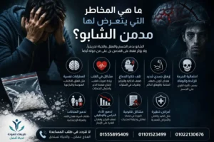 ما هي المخاطر التي يتعرض لها مدمن الشابو