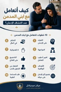 كيف أتعامل مع ابني المدمن عند اكتشاف الإدمان؟