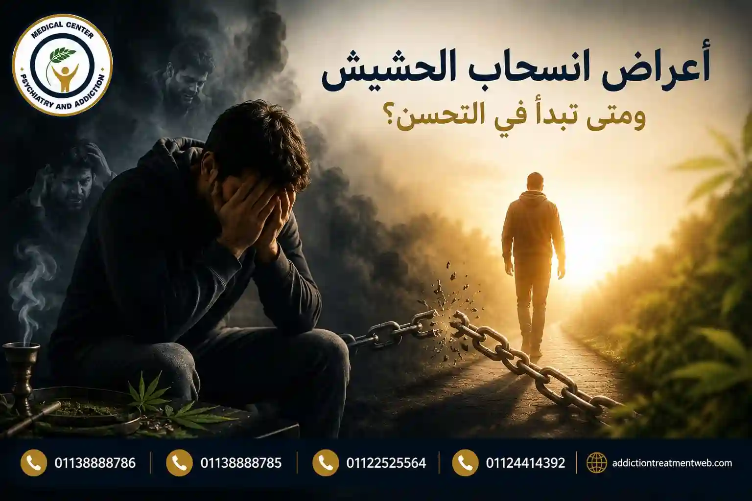 أعراض انسحاب الحشيش ومتى تبدأ في التحسن؟