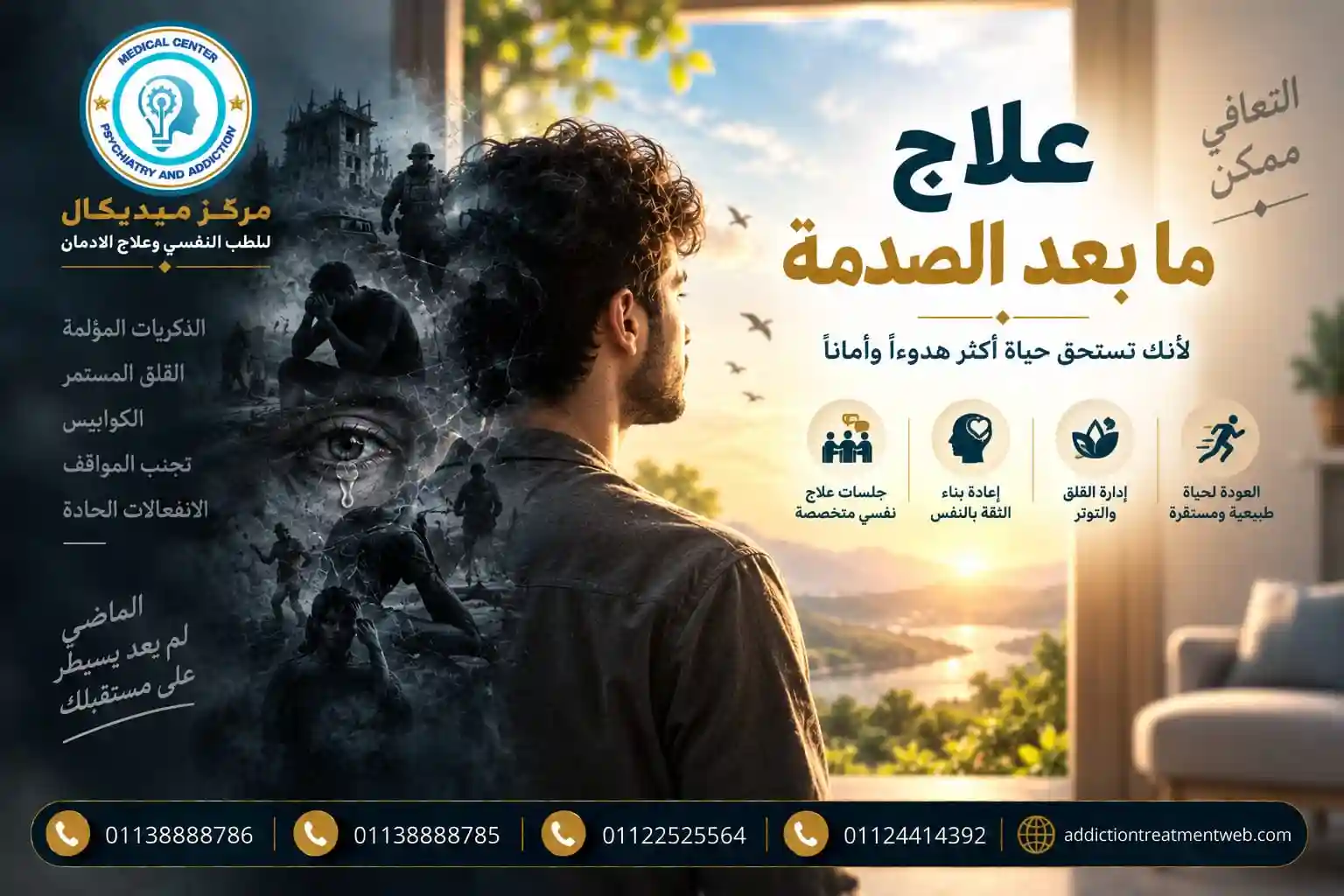 كيف تختلف اعراض اكتئاب ما بعد الصدمة عن الحزن الطبيعي