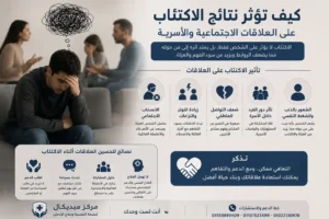 كيف تؤثر نتائج الاكتئاب على العلاقات الاجتماعية والأسرية