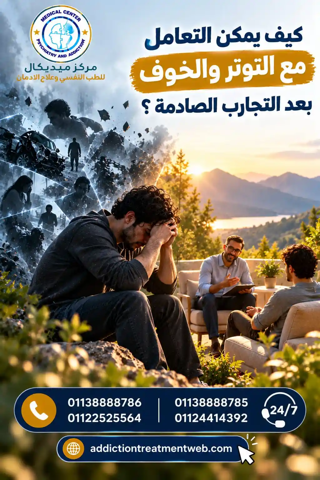 كيف يمكن التعامل مع التوتر والخوف بعد التجارب الصادمة؟