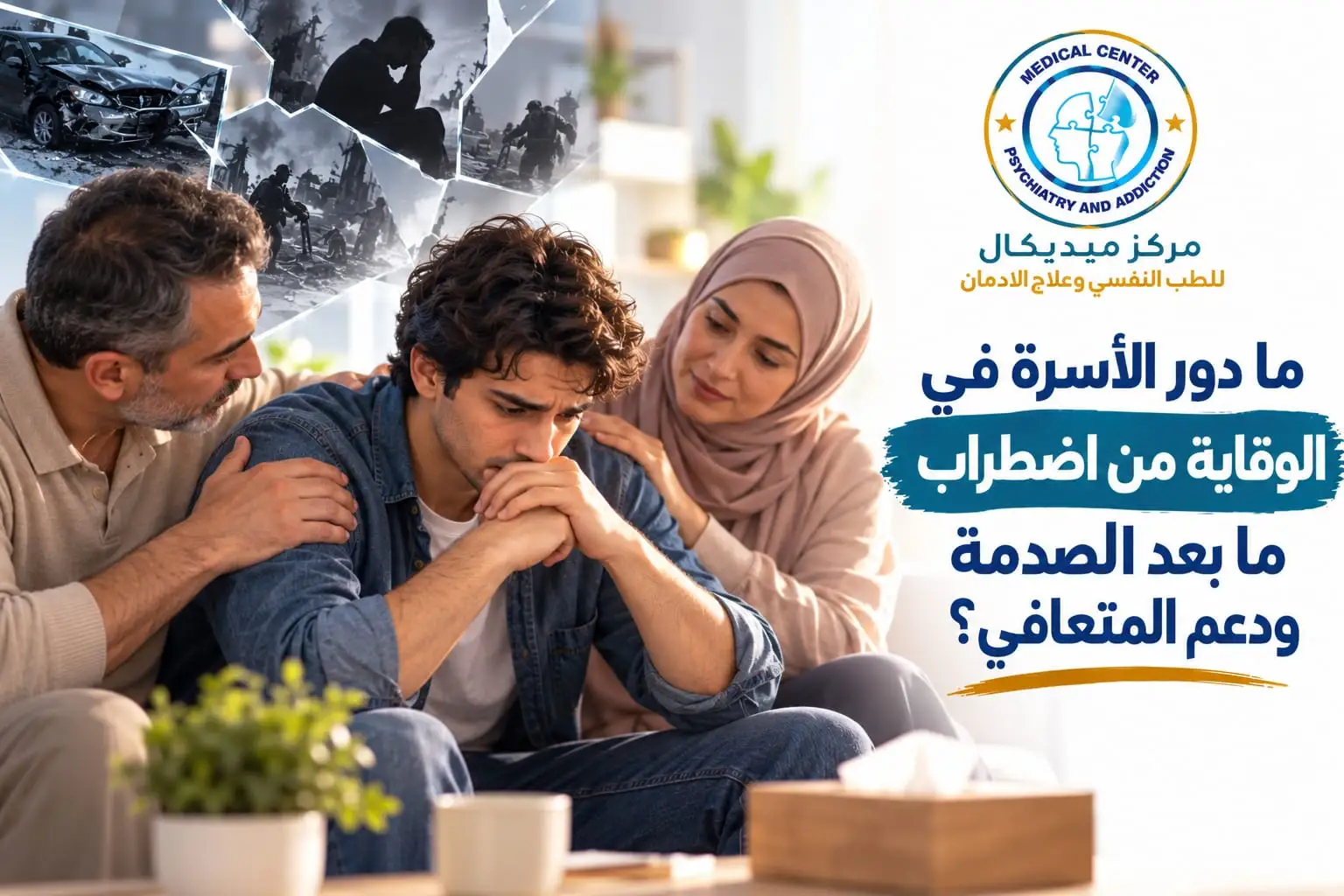 ما دور الأسرة في الوقاية من اضطراب ما بعد الصدمة ودعم المتعافي
