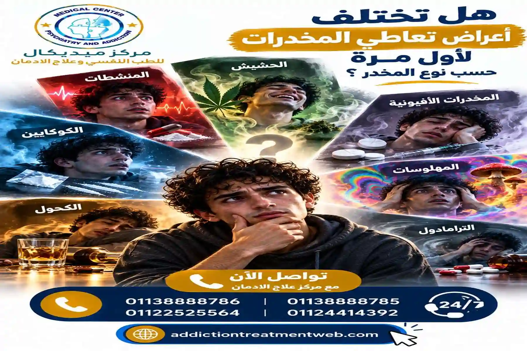 هل تختلف أعراض تعاطي المخدرات لأول مرة حسب نوع المخدر