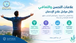 علامات التحسن والتعافي خلال مراحل علاج الإدمان